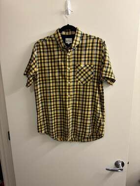 Short Sleeve Mini Gingham Shirt - US